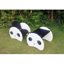Produto de promoção como presente de Natal Panda cadeira de balanço Móveis de vime Bp-363
